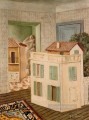 the house in the house Giorgio de Chirico Metaphysical surrealism